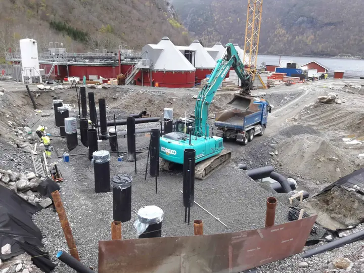 Grunnarbeid nytt smoltanlegg, bilete 3 av 4