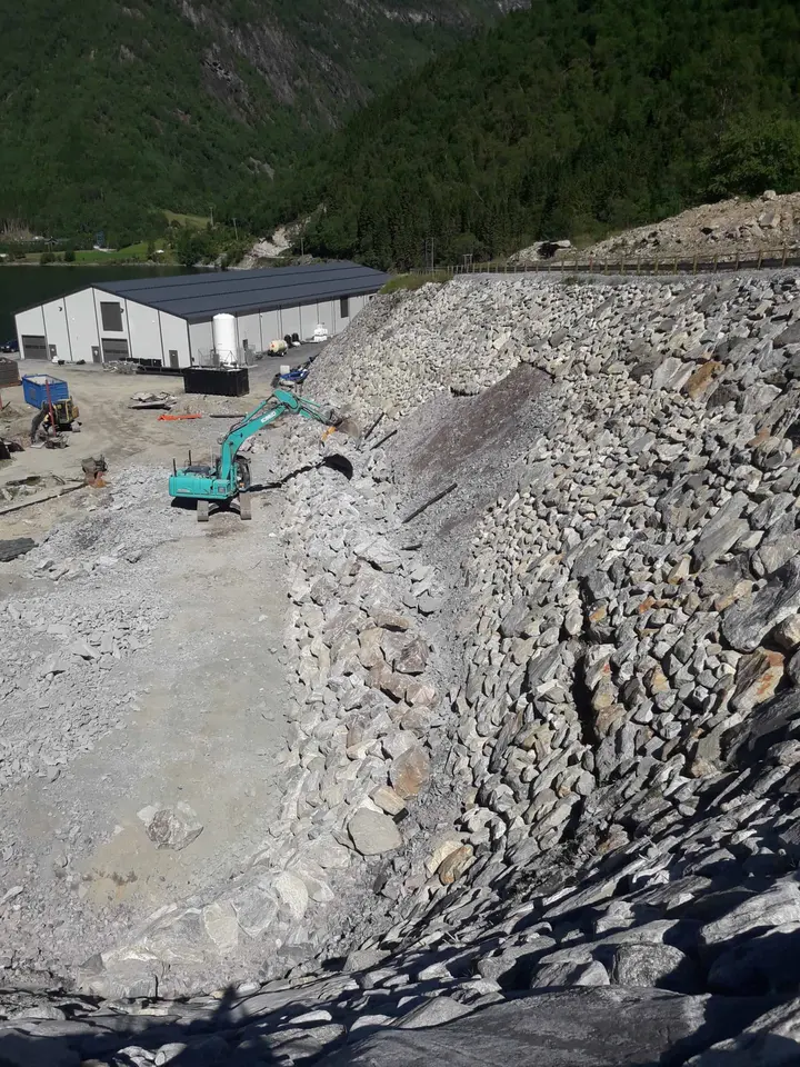 Grunnarbeid nytt smoltanlegg, bilete 4 av 4
